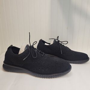Cole Haan Men's 2.Zerogrand Laser Wingtip Oxford Black Style C28527 11.5 M